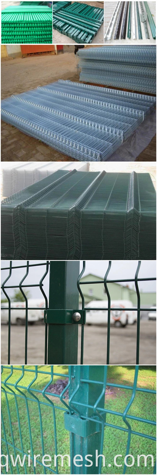 Зеленый ПВХ покрытый сварной проволочной забор сетки Китай оптом